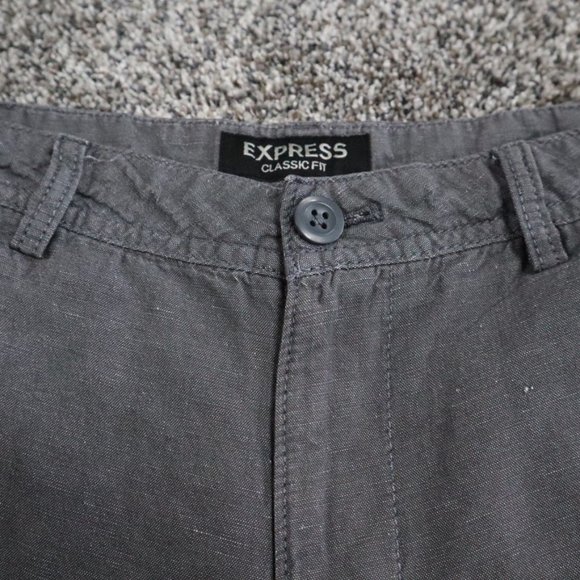 Express Khaki Shorts - Picture 2 of 4